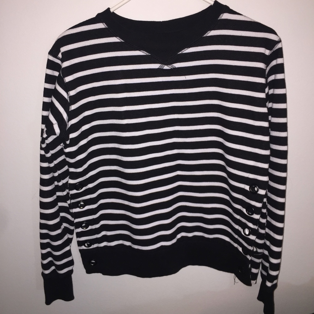 Black and White Stripped Sweater